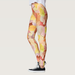 Colorful Autumn Leaves Leggings