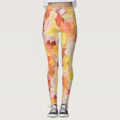 Colorful Autumn Leaves Leggings (Voorkant)