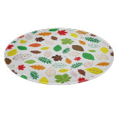 Colorful Autumn Leaves Pattern Snijplank (Hoek)