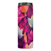 Colorful Autumn Leaves Pattern Thermosbeker (Achterkant)