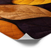 Colorful Autumn Leaves Poster (Hoek)