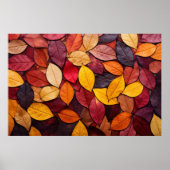 Colorful Autumn Leaves Poster (Voorkant)