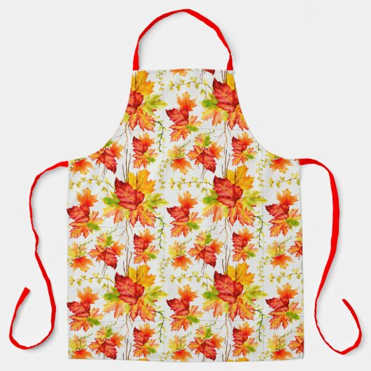 Colorful Autumn Leaves Schort (Voorkant)