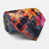 Colorful Autumn Leaves Stropdas (Opgerold)