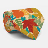 Colorful Autumn Leaves Stropdas (Opgerold)