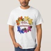 Colorful Autumn Leaves T-shirt (Voorkant)