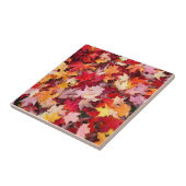 Colorful Autumn Leaves Tegeltje (Zijkant)