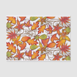 Colorful Autumn Leaves Tissuepapier