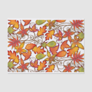 Colorful Autumn Leaves Tissuepapier