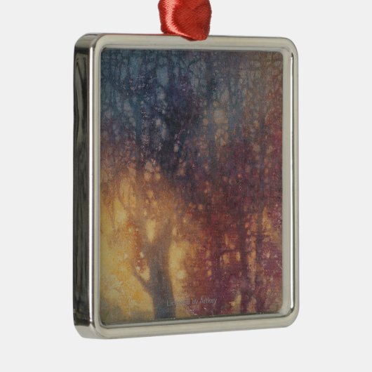 Colorful Autumn Metalen Ornament (Rechts)