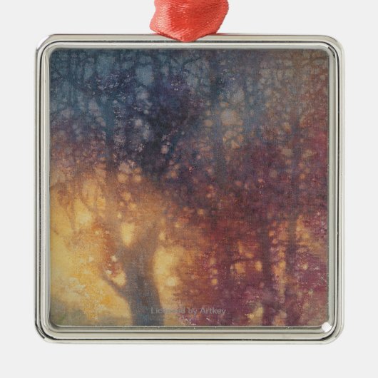Colorful Autumn Metalen Ornament (Voorkant)