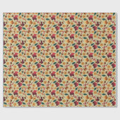 Colorful Autumn Pattern Cadeaupapier (Vlak)