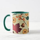 Colorful Autumn Pattern Mok (Links)