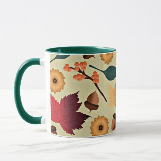 Colorful Autumn Pattern Mok (Links)