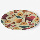 Colorful Autumn Pattern Papieren Bordje (Gekanteld)