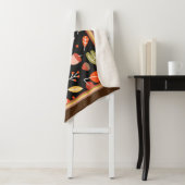 Colorful Autumn Pattern Sherpa Deken (In situ)