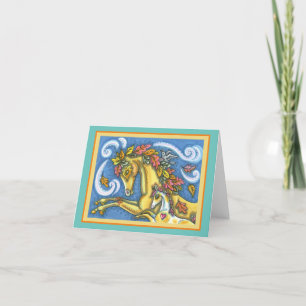 COLORFUL AUTUMN VERLAAT DE WHIMSISCHE HORSE EN KLO KAART