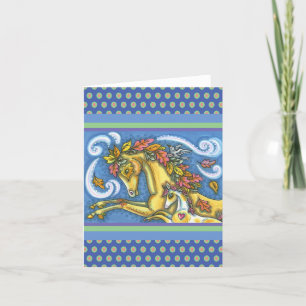 COLORFUL AUTUMN VERLAAT DE WHIMSISCHE HORSE EN KLO KAART