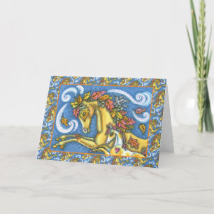 COLORFUL AUTUMN VERLAAT DE WHIMSISCHE HORSE EN KLO KAART