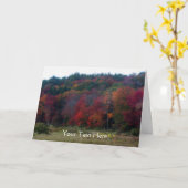 Colorful Autumn verliest Natuur-fotokaart Kaart (Gele Bloem)