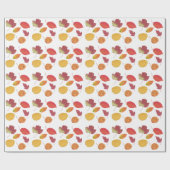 Colorful Autumn verliest patroon/Herfst-olie Cadeaupapier (Vlak)