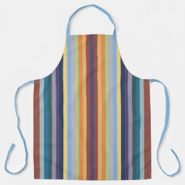Colorful Autumn Winter Colored Vertical Striped Schort