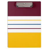 Colorful Autumnal Stripes Klembord (Voorkant)