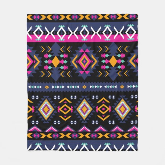 Colorful Aztec Fleece Deken (Voorkant)