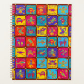 Colorful Aztec Mexican Animals 1 Planner (Voorkant)