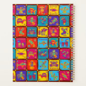 Colorful Aztec Mexican Animals 1 Planner (Achterkant)
