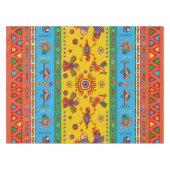 Colorful Aztec Mexican Animals Ornament Tafelkleed (Voorkant (Horizontaal))