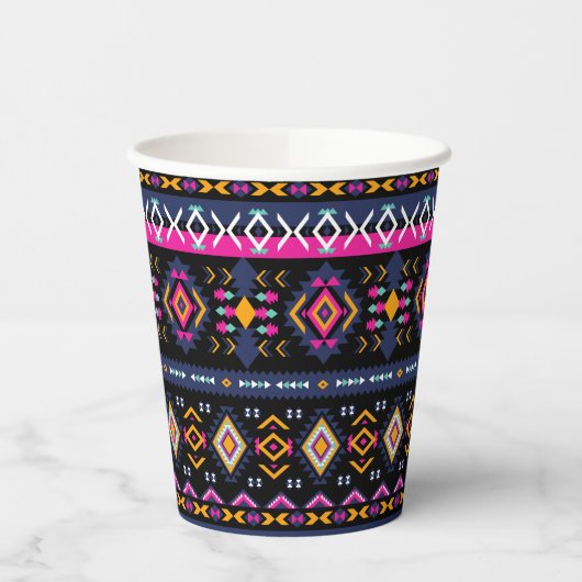 Colorful Aztec Papieren Bekers (Links)