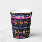 Colorful Aztec Papieren Bekers (Rechts)