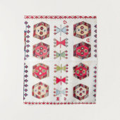 Colorful Aztec Pattern Accent Wandkleed (Voorkant)