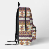 Colorful aztec pattern bedrukte rugzak (Links)