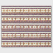 Colorful aztec pattern cadeaupapier (Vlak)
