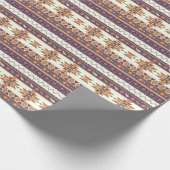 Colorful aztec pattern cadeaupapier (Hoek)