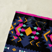 Colorful Aztec Strandlaken (In situ)