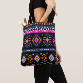 Colorful Aztec Tote Bag