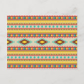 Colorful Aztec Tribal Native American Diamonds Briefkaart (Voorkant)