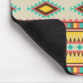 Colorful Aztec Tribal Native American Diamonds Muismat (Hoek)