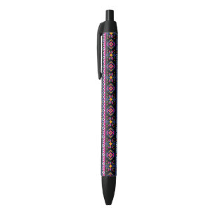 Colorful Aztec Zwarte Inkt Pen