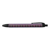Colorful Aztec Zwarte Inkt Pen (Bovenkant)