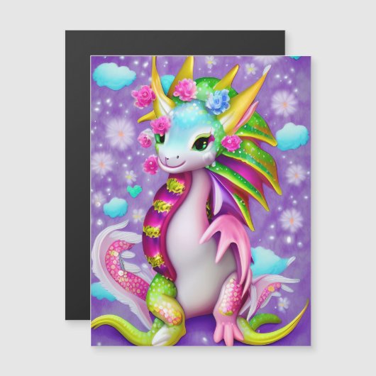 Colorful Baby Dragon (Voorkant / Achterkant)