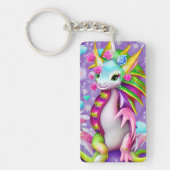 Colorful Baby Dragon Sleutelhanger (Voorkant)