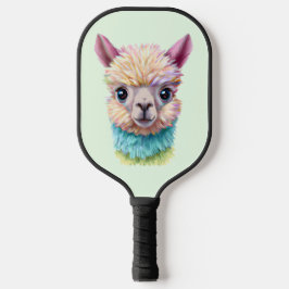 Colorful Baby Lama Pickleball Paddle