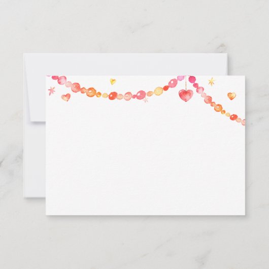 Colorful Baby Sheep / Lamb Hartelijk dank Bedankkaart (Achterkant)