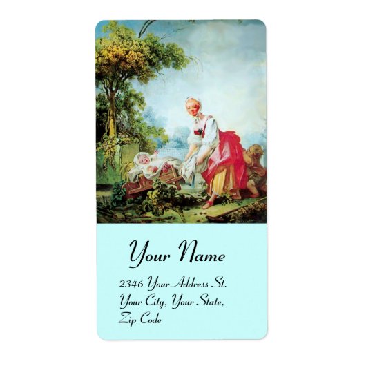 COLORFUL BABY SHOWER ETIKET (Voorkant)