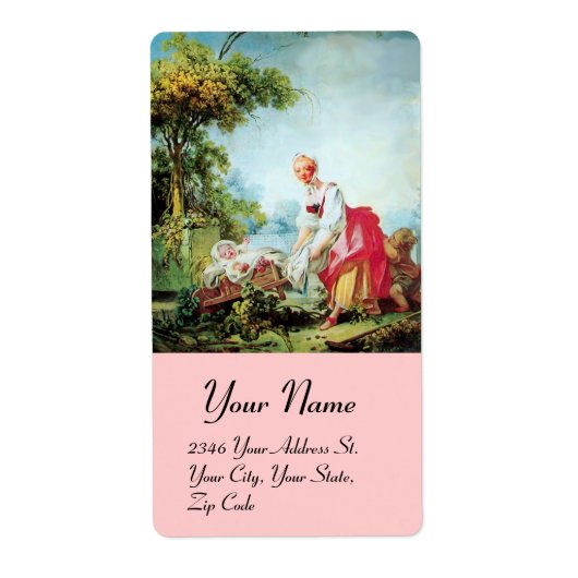 COLORFUL BABY SHOWER ETIKET (Voorkant)