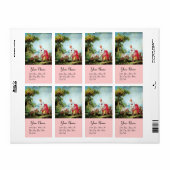 COLORFUL BABY SHOWER ETIKET (Full Sheet)